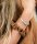 Haargummi Scrunchie Leinen