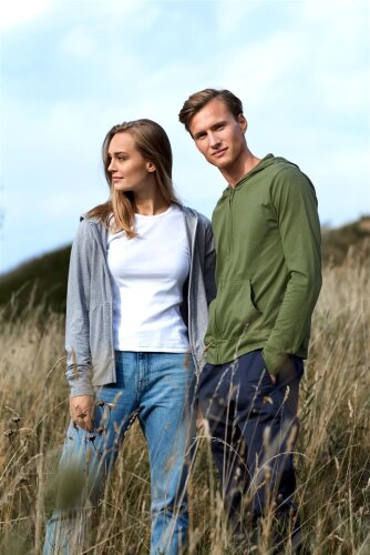 Unisex Jersey Hoodie mit Reißverschluss