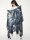 Damen Schal Cyanotype