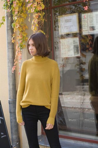 Rollkragenpullover Modell: Jackie GOTS