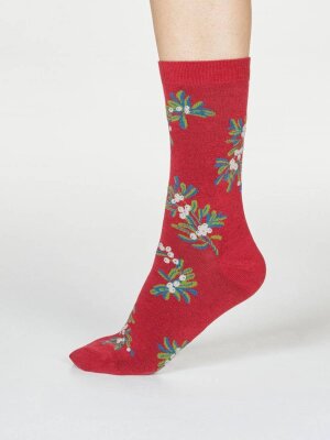 Sockenbox Modell: Abisska Winter Flowers, 4er-Pack