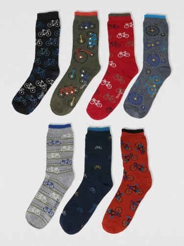 Socken Simeon Bikes, 7er-Pack