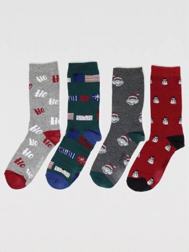 Sockenbox Modell: Talton Christmas GOTS, 4er-Pack