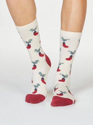 Sockenbox Modell: Nessie Christmas GOTS, 4er-Pack