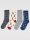Sockenbox Modell: Nessie Christmas GOTS, 4er-Pack