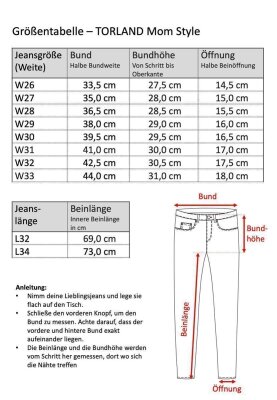 Mom Jeans High Waist Modell: Marie