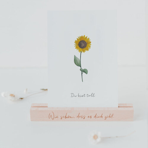 Dankeskarte Sonnenblume