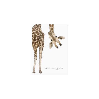 Gl&uuml;ckwunschkarte Giraffe