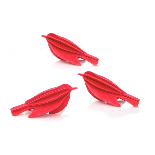 Holzdekoration Modell: Minibirds 5cm (3 Stück)