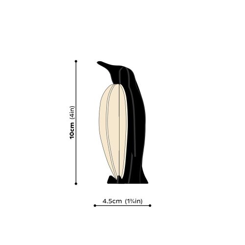 Holzdekoration Modell: Penguin 10cm