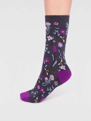 Sockenbox Modell: Maeve Bamboo Floral, 4er-Pack