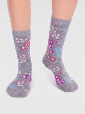 Sockenbox Modell: Maeve Bamboo Floral, 4er-Pack