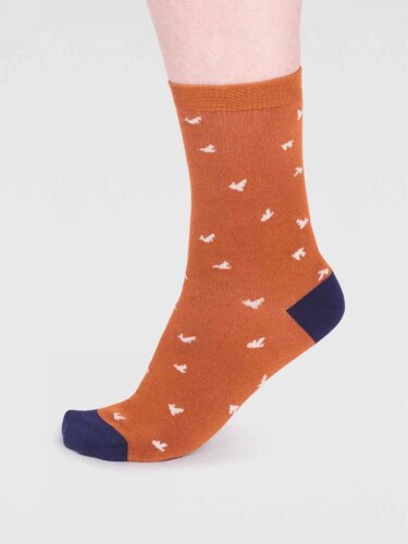 Socken Modell: Wren Bamboo Bird