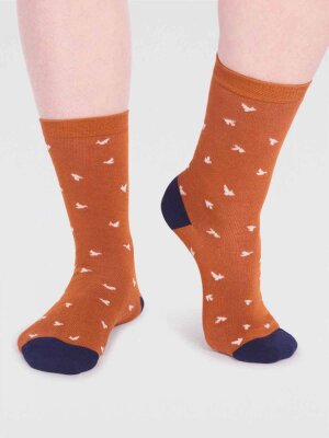 Socken Modell: Wren Bamboo Bird