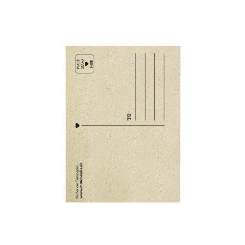 Postkarte Graspapier Books