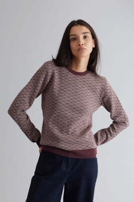 Pullover mit Wellen Modell: Tara GOTS