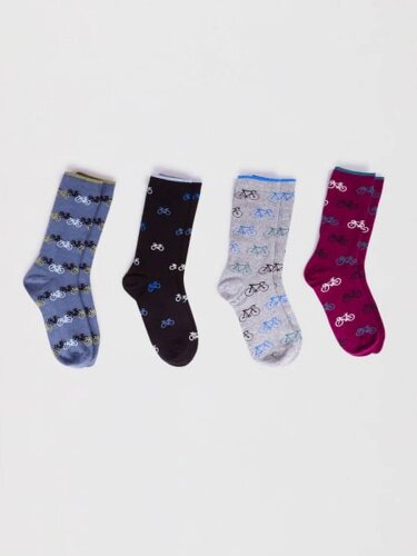 Sockenbox Modell: Griffin GOTS, 4er-Pack