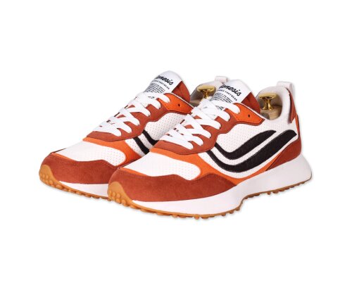 Sneaker G-Marathon Perfo Red/Orange/Dark Brown