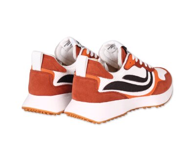Sneaker G-Marathon Perfo Red/Orange/Dark Brown