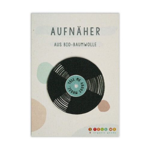 Aufnäher Tell Me About Music