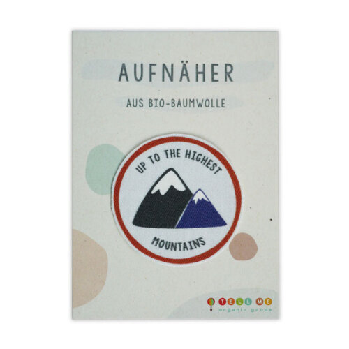 Aufnäher Berge Up To The Highest Mountains