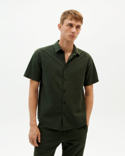 Shirt Modell: Seersucker Checks Tom