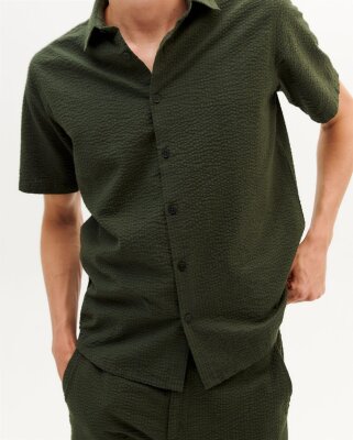 Shirt Modell: Seersucker Checks Tom