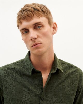 Shirt Modell: Seersucker Checks Tom