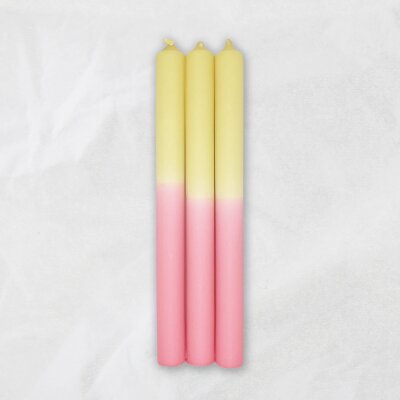 Stabkerzen Hello Sunshine, 25cm, 3er Set