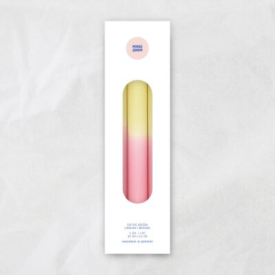 Stabkerzen Hello Sunshine, 25cm, 3er Set