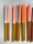 Stabkerzen Goldy Warm Mix, 25cm, 3er Set