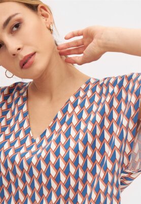 Blusenshirt Modell: Ruby, gemustert