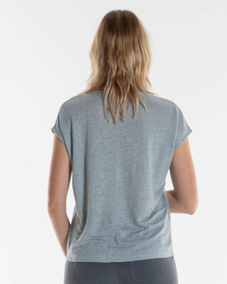 Leinen-Shirt Modell: V-Neck
