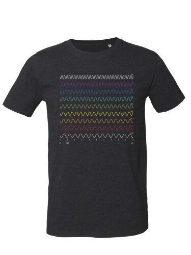 Science-T-Shirt Physik Modell: Wellenlänge