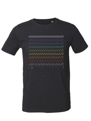 Science-T-Shirt Physik Modell: Wellenlänge