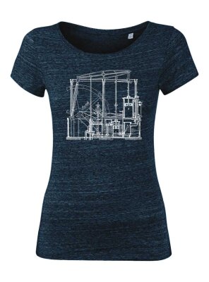 Maschinenbau T-Shirt Dampfmaschine